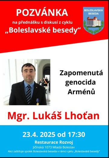 Pozvánka na besedu s Lukášem Lhoťanem