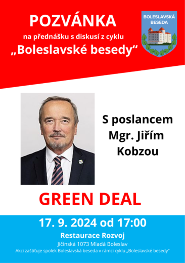 Pozvánka na besedu s Jiřím Kobzou