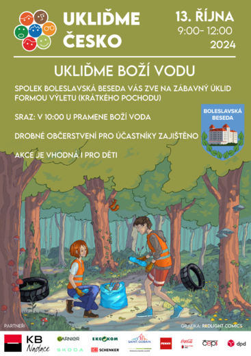 Pozvánka na úklid Boží vody